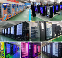 Distributeur automatique de boissons et de snacks à livraison rapide et conception sécurisée, distributeur automatique moderne pour les entreprises de restauration