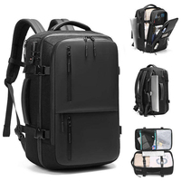 Tas Ransel Laptop Fashion Kapasitas Besar Tas Ransel Bisnis Anti Air Lapisan Oxford Polyester 25l Dengan Usb Tas Perjalanan Outdoor
