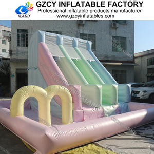 Trampoline kết hợp với <span class=keywords><strong>slide</strong></span> và hồ bơi/đại dương bóng hồ bơi Trampoline Jumper để bán - Product Image 4