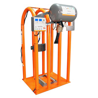 Cage de protection de gonflage de sécurité de pneu automatique de haute qualité de 5 barres