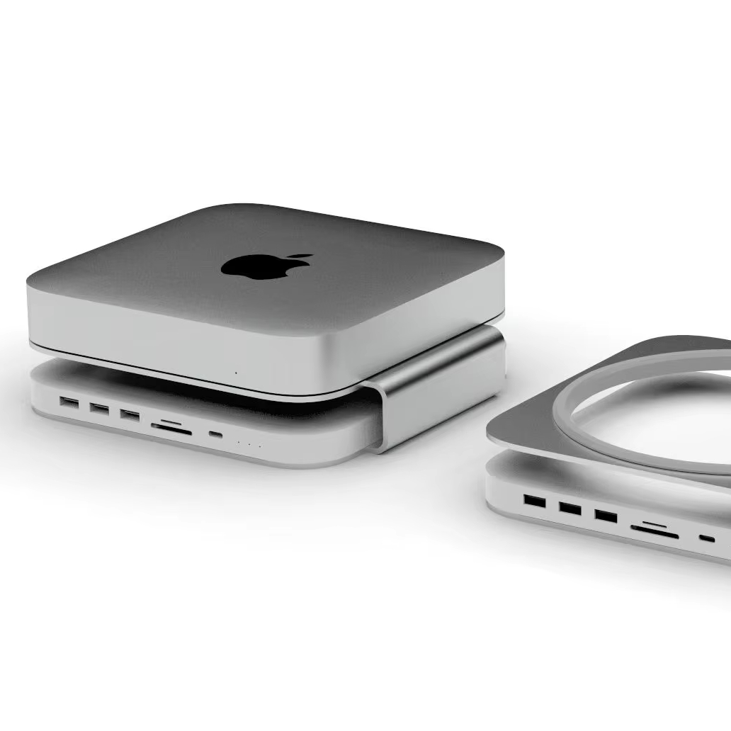2024 MC50MH Mac Mini Hub - M.2 SSD Enclosure & 10gbps HDMI