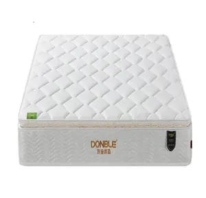 Wholesale luxury hotel pocket spring natural latex tight top sleepwell mattress