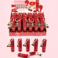 Vente en gros de gloss à lèvres en forme de cerise SIYIPING, longue tenue, hydratant, non collant, rouge à lèvres liquide, maquillage