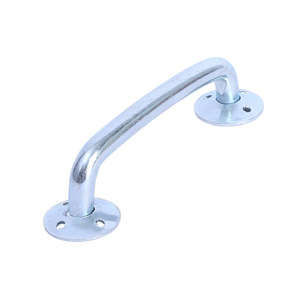 Poignée de porte industrielle en fer zingué, robuste, pour porte coupe-feu, quincaillerie pour porte en bois et portail - Product Image 1
