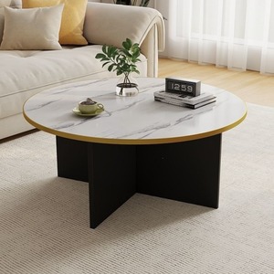 <span class=keywords><strong>Tavolino</strong></span> da Caffè Minimalista <span class=keywords><strong>Scandinavo</strong></span> in Legno Ingegnerizzato, Durevole ed Ecologico, Design per Soggiorno e Piccoli Appartamenti - Product Image 3