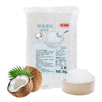 Premium YUECHUANXIANG 1kg Bola-bola Jelly Kelapa Nata De Coco Rasa Buah Siap Saji untuk Minuman Kelapa Segar