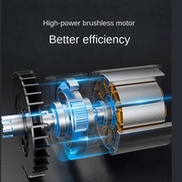 Clé à chocs sans fil 21V sans balais 600 Nm à couple élevé, visseuse électrique à batterie lithium pour réparation automobile usage intensif