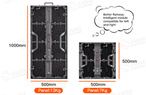 SAIRUI Never Black Schermo <span class=keywords><strong>LED</strong></span> a <span class=keywords><strong>Parete</strong></span> Mobile, <span class=keywords><strong>Design</strong></span> Modulare con Giunzione Senza Soluzione di Continuità, Montaggio Rapido - Product Image 4