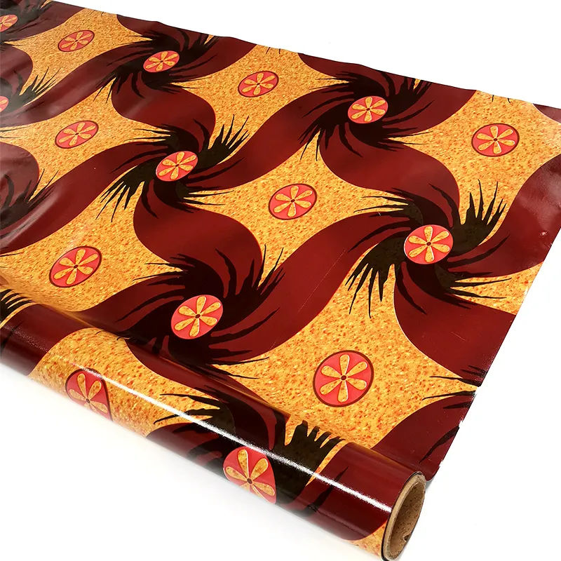 Pinwheel Thảm Sàn Nhựa PVC Xốp Màu Vàng Đỏ Thiết Kế Thảm Sàn Vinyl Tấm Cuộn Thảm Vải Sơn Lót