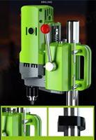 Mini perceuse-fraiseuse verticale industrielle multifonctionnelle haute puissance en acier inoxydable avec pince de serrage transversale et moteur de perçage