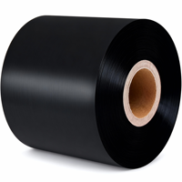 Ruban d'impression thermique en résine gris doré 80mmX300M pour imprimante de codes-barres TTR, taille personnalisable