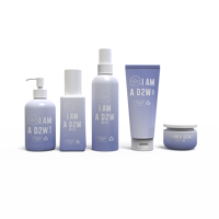 Contenants cosmétiques en plastique HDPE personnalisés de 50 ml/100 ml/150 ml avec pulvérisateur à pompe pour huiles essentielles, perruques, shampooing et gel douche