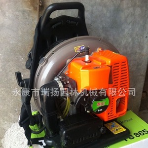 เครื่องเป่าลมสะพายหลัง EB-650 รุ่นใช้น้ำมันเบนซิน ความเร็วลมสูงสุด 210 ไมล์ต่อชั่วโมง ระดับมืออาชีพ ผลิตจากอลูมิเนียมอัลลอย สำหรับทำความสะอาดใบไม้ หิมะ และฝุ่น - Product Image 3