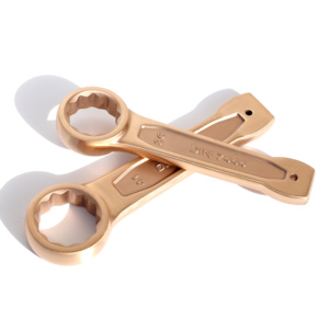 Công cụ an toàn không phát ra tia lửa Vòng phẳng slogging <span class=keywords><strong>Spanner</strong></span> với OEM Dịch vụ nhỏ moq chấp nhận - Product Image 4