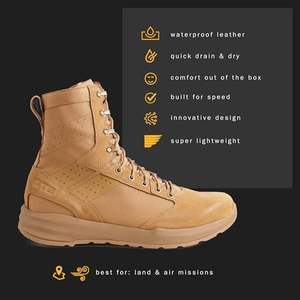 M-Carbon 8 Bottes tactiques pour hommes femmes Bottes d'hiver légères en carbone plaqué <span class=keywords><strong>Coyote</strong></span> Lace-<span class=keywords><strong>Up</strong></span> Mesh - Product Image 2