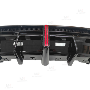Diffusore Posteriore VTEN Style in PP, Splitter Posteriori in ABS per Mercedes-Benz Classe <span class=keywords><strong>C</strong></span> <span class=keywords><strong>W205</strong></span> C43 C63 <span class=keywords><strong>AMG</strong></span> Berlina 4 Porte 2015-2021 - Product Image 4