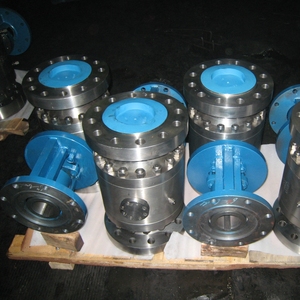 บอลวาล์วแบบติดตั้งบนแท่น (Trunnion Mounted Ball) 3 ชิ้น แยกส่วน ได้รับการรับรองมาตรฐาน API6D รุ่น DBB A105 ผลิตจากเหล็กตีขึ้นรูป พร้อมหน้าแปลน สำหรับระบบนิวเมติก OEM  ขนาด 300 ปอนด์ แบบหน้าแปลน V - Product Image 5