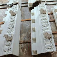 Base et piédestal de colonne décorative extérieure traditionnelle en pierre moulée et béton préfabriqué pour rebord de fenêtre et poteau utilitaire