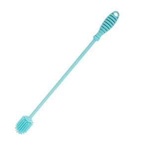 Heat Resistance Soft TPR Series <b>Bottle</b> <b>Brush</b> Cup Silicone Baby <b>Bottle</b> <b>Brush</b> - Product Image 1