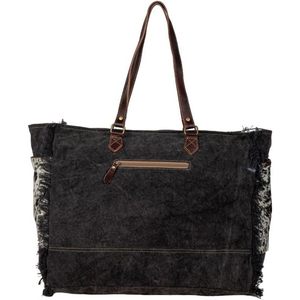 Bolso Myra con Estampado de Vaca para Mujer, Bolso de Mano de Cuero Genuino con Pelo de Vaca, Estilo Occidental - Product Image 4