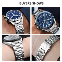 Compatible avec le bracelet de montre Haoya T-A-G, bracelet en acier 22 mm Carrera Monaco HeriT-A-Ge WAR201D.BA0723