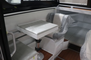 7.5m x 2.44m 8 personnes pêche <span class=keywords><strong>bateau</strong></span> en aluminium Poseidon marque Profisher série cabine <span class=keywords><strong>bateau</strong></span> pour famille ami été pêche au large - Product Image 5