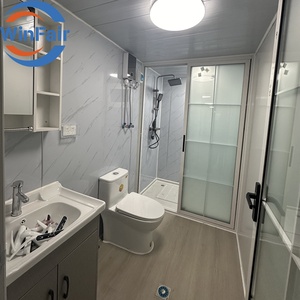 Winfair xách tay container nhà mở rộng Tiny nhà 40ft chân sang trọng đúc sẵn 3 phòng ngủ prefab đẩy ra container nhà - Product Image 4