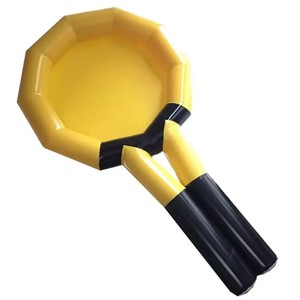 Raqueta <span class=keywords><strong>DE</strong></span> TENIS inflable <span class=keywords><strong>de</strong></span> color brillante | Raqueta <span class=keywords><strong>DE</strong></span> TENIS hinchable amarilla | Divertido juego al aire libre para festivales, escuelas y <span class=keywords><strong>parques</strong></span> - Product Image 4