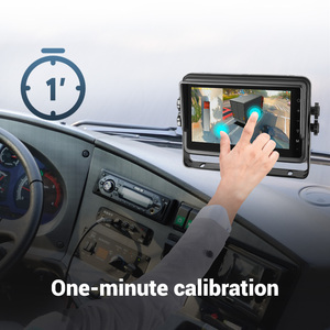 Sistema de Visión Panorámica 360° 3D OEM ODM con 4 Cámaras y Monitor de 7 Pulgadas para Camiones, Autobuses y Vehículos Comerciales - Product Image 1