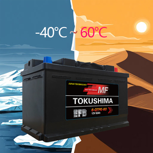 TOKUSHIMA StatrストップバッテリーOEMカスタマイズ12V 95Ah 1000CCA <span class=keywords><strong>MF</strong></span>鉛酸AGMカーバッテリー - Product Image 3