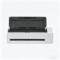 Scanner de documents R-ICOH Fi-800R CIS à double chemin 40ppm ADF + Passeport Carte d'identité Ultra Compact Blanc A4 Bureau USB 3.2 En stock