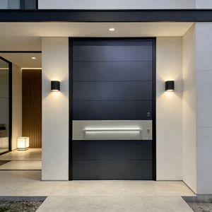Portes extérieures modernes en aluminium moulé sans clé 36x80 - <span class=keywords><strong>Porte</strong></span> <span class=keywords><strong>d</strong></span>'<span class=keywords><strong>entrée</strong></span> de sécurité robuste pour <span class=keywords><strong>entrée</strong></span> principale - Product Image 2