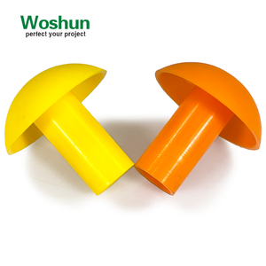 Woshun 8mm - 16mm màu vàng nhựa thép cây nắp an toàn vật liệu xây dựng #2 - #5 nhựa an toàn thép cây Mũ Nấm thép cây mũ - Product Image 3