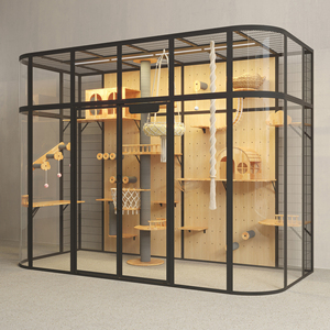 Villa Modular de Madera Sólida Personalizable ODM, de Ensamblaje Rápido y Resistente, para Mayoristas de Productos para Mascotas - Product Image 1