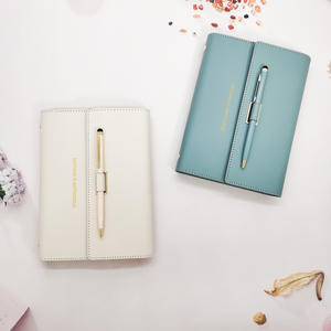 Iş tri-katlanır gündem özel cep planlayıcısı PU deri kılıf dergisi - Product Image 5