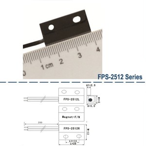 เซ็นเซอร์แม่เหล็กแบบรีด 2/3 สาย รุ่น SZFAST FPS-2512L/R สำหรับงานอุตสาหกรรม แบบ NO/NC/เปลี่ยนทิศทาง  วัสดุ ABS ปิดผนึกอย่างดี - Product Image 2