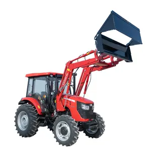 farm tractor 4 wd yto 55hp tractor front end loader