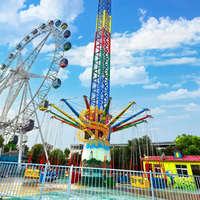 Manège Frisbee Volant à Grande Hauteur : Équipement d'Attraction Emotionnel pour Parc d'Attractions, Disponible à l'Exportation Mondiale