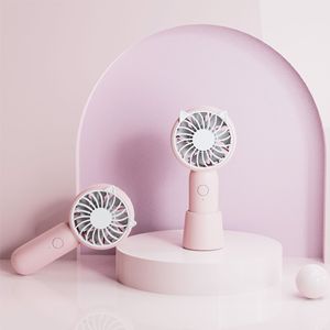 Handheld Mini <b>Foldable</b> Portable USB Rechargeable Silent Fan For Student Dorm Office <b>Desk</b> Use - Product Image 2