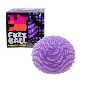 Jouet sensoriel anti-stress NeeDo Fuzz Ball pour enfants et adultes, balle texturée douce, jouet tactile, 3 Plus - Product Image 5