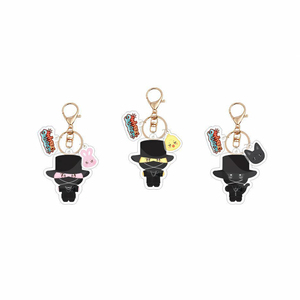 Ready Stock Cartoon Character Acrylic <b>Keychain</b> with UV Printing Fashionable Souvenir Pendant Accessories Made Wholesale - Product Image 4