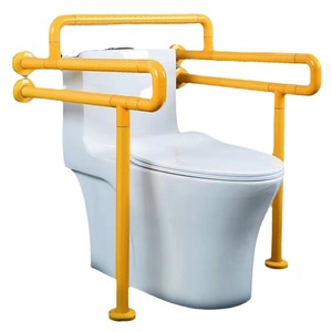 Barras de apoyo para baño Ji Tu de acero inoxidable y plástico con capacidad de carga de 200 kg para discapacitados y ancianos, barras de seguridad para inodoro. - Product Image 4