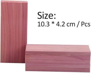 Blocs <span class=keywords><strong>de</strong></span> cèdre <span class=keywords><strong>rouge</strong></span> aromatique 100% naturels, <span class=keywords><strong>copeaux</strong></span> <span class=keywords><strong>de</strong></span> bois, planches et éclats pour placards, tiroirs et rangements, répulsif anti-mites au cèdre - Product Image 4
