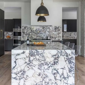 Dalles de marbre veine violette <span class=keywords><strong>Italie</strong></span> marbre Calacatta Viola pour comptoir de cuisine et salle de bain - Product Image 5