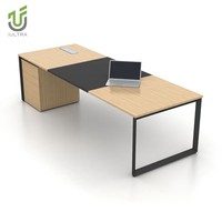 Bureau de direction modulaire moderne IULTRA avec design écologique en MDF/MFC, table de bureau de luxe