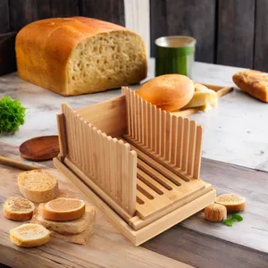 Professionelle umweltfreundliche Bambusbrot-Schneidemaschine anpassungsfähig rechteckige Küche Schneideblock sicher für den heimgebrauch