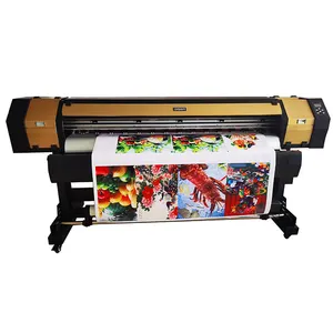 YD1800 1.3m 1.6m 1.8m outdoor printing machine digital eco solvent printer inkjet printers with DX5 DX7 XP600 print head