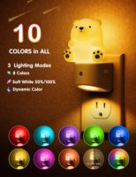 Veilleuse pour enfant personnalisée OEM, veilleuses 3D, projecteur de lumière nocturne, mini veilleuse LED pour la chambre de bébé, décoration de la maison, cadeau