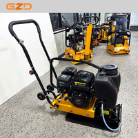 Compacteur à plaque vibrante à essence C60 de petite taille, fourni par l'usine GZD, machine de compactage du sol