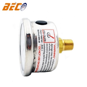 Beco 10 thanh 140PSI dầu đầy giá thấp hơn áp kế đôi quy mô đo áp suất cho oxy thủy lực dầu LPG khí - Product Image 4